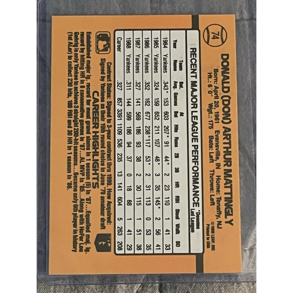 Donruss this 1989